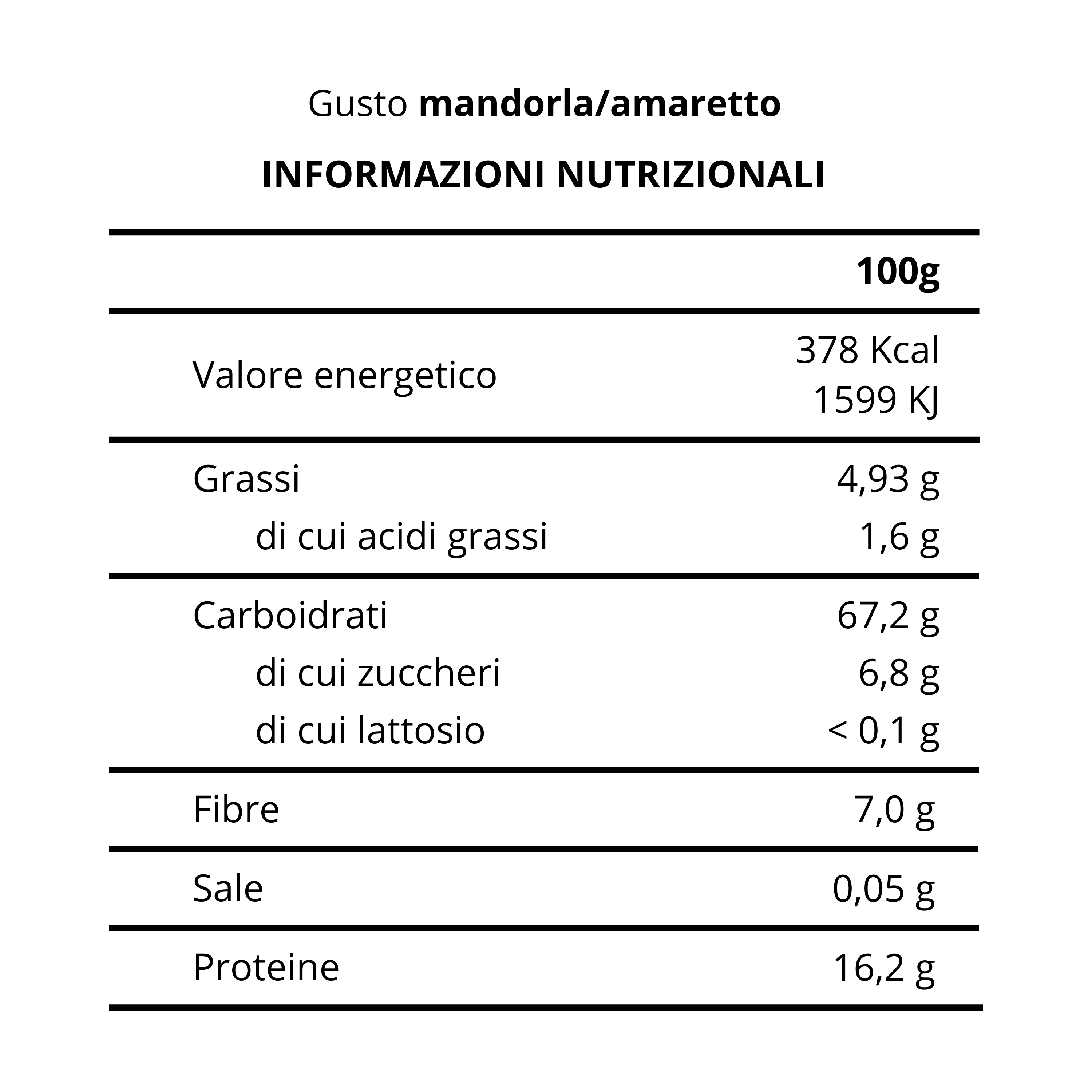 Farina 100% Avena Aromatizzata