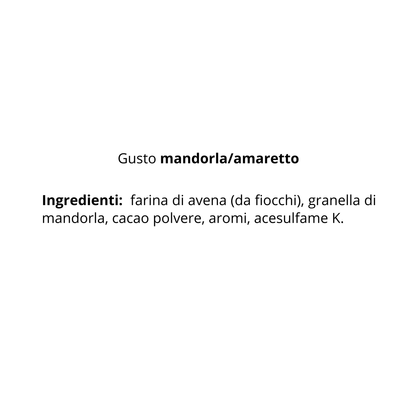 Farina 100% Avena Aromatizzata