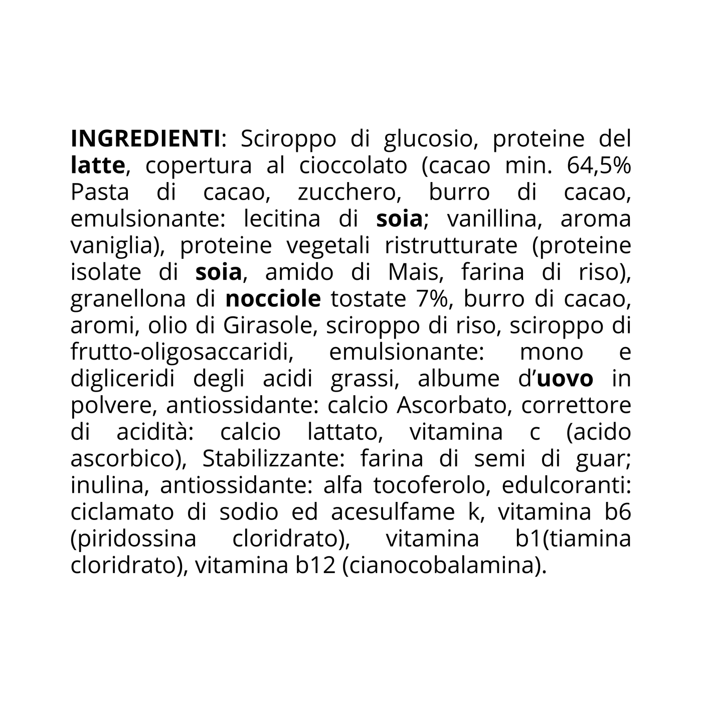 AminoLactive Bar Nocciola