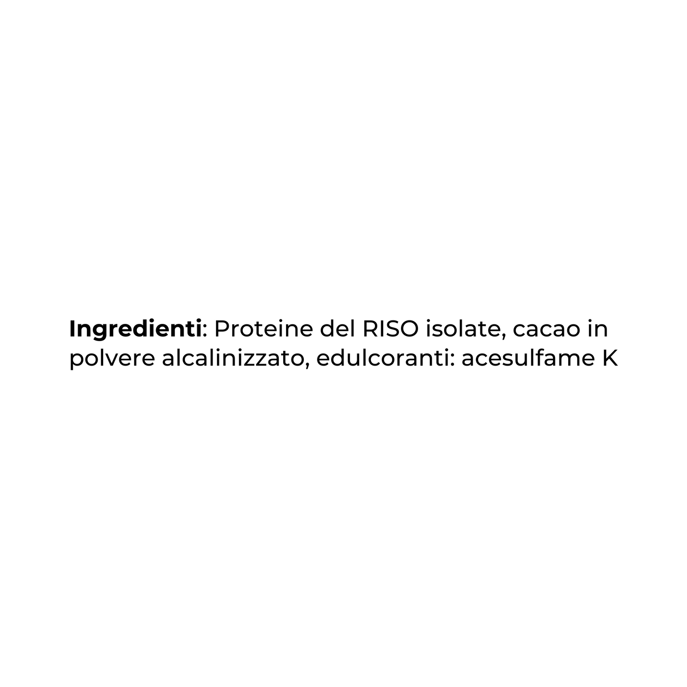 IsoRice - Proteine del riso isolate