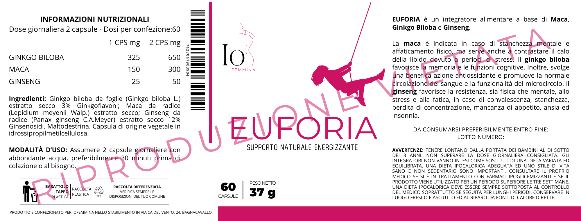 EUFORIA con Ginkgo Biloba