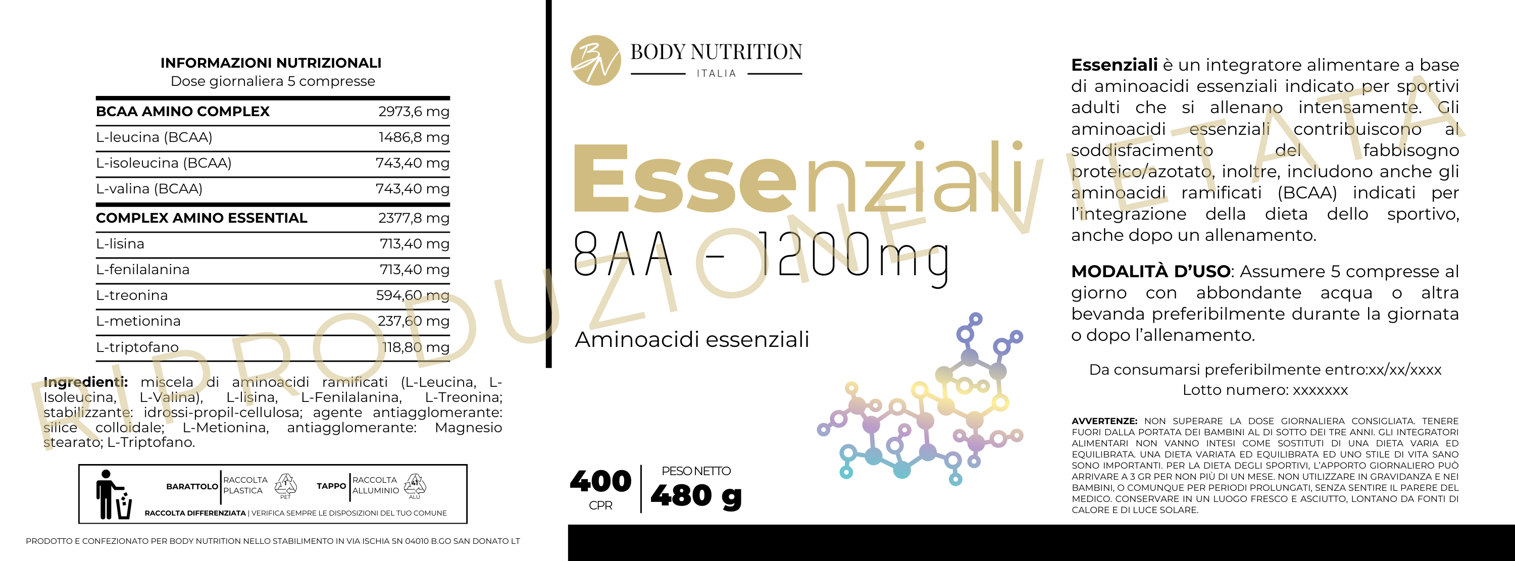 Aminoacidi Essenziali - 8AA