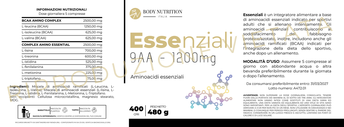 Essential Amino Acids - 8AA 