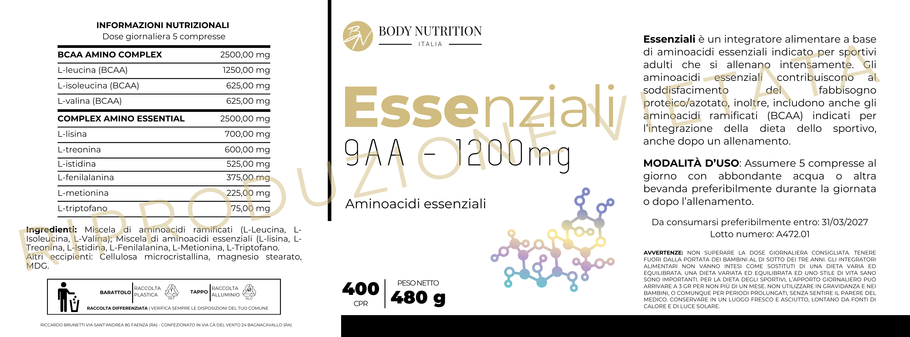 Essential Amino Acids - 8AA 