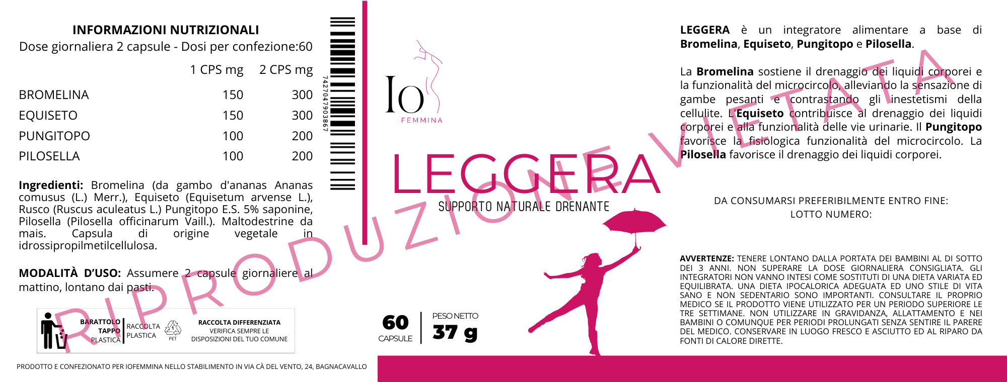 LEGGERA con Bromelina