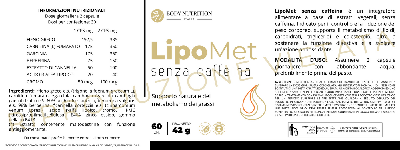 LipoMet Senza Caffeina